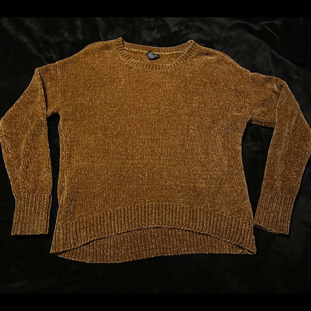 Gold, 100% Polyester, Super Soft Rue 21 Sweater, Size XL, Crew Neck